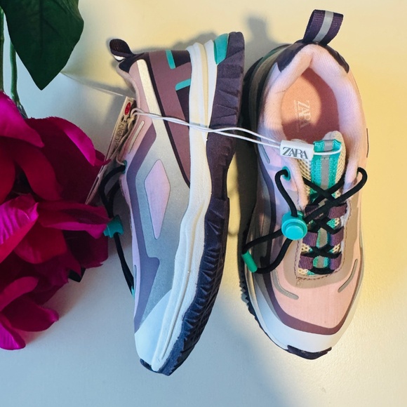 Zara Size 28 toddler combination contrast sneakers - Picture 4 of 5